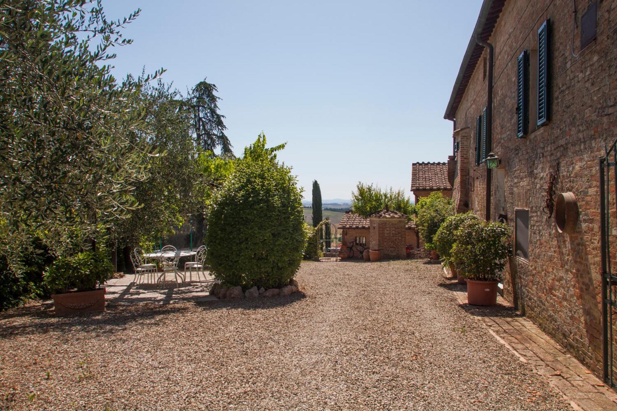 Podere Piazza Casa Dell'Arcivescovo 锡耶纳 外观 照片